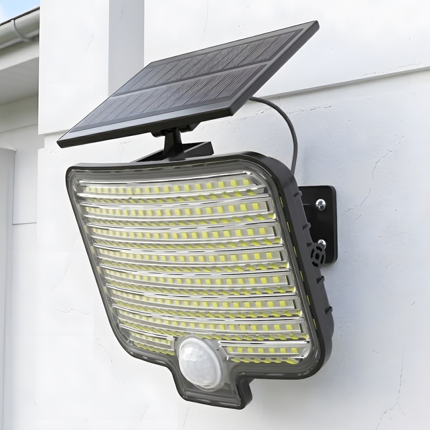 LED reflektor s senzorjem in solarnim panelom ALEX LED/5,5W/3,7V 1200 mAh IP44