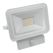 LED Reflektor s senzorjem LED/20W/265V 1800lm bílá IP65
