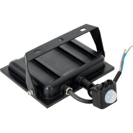 LED Reflektor s senzorjem LED/50W/230V 6500K IP44 črna