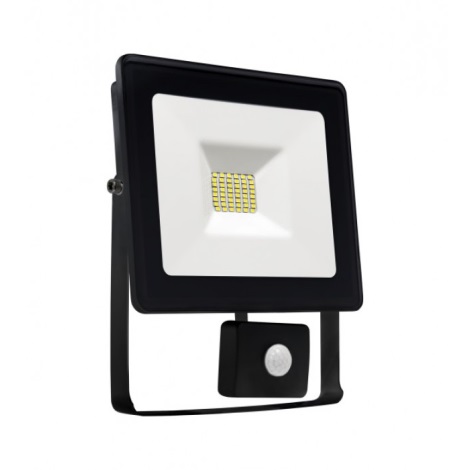 LED Reflektor s senzorjem NOCTIS LUX SMD LED/20W/230V IP44 1700lm črn