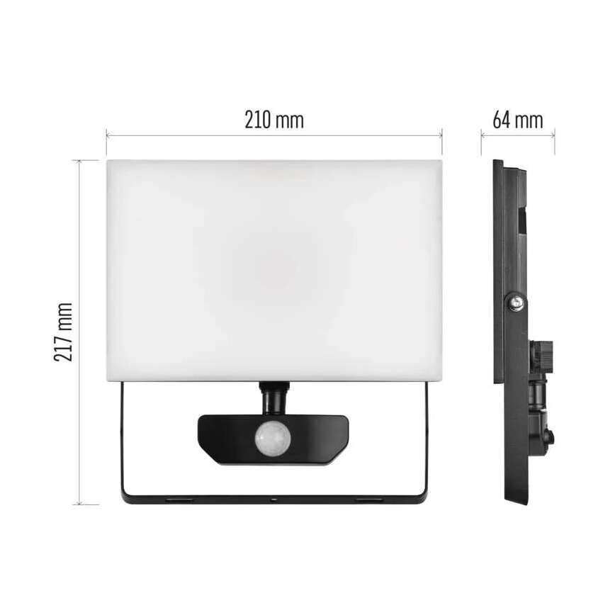 LED Reflektor s senzorjem TAMBO LED/50W/230V 4000K IP54