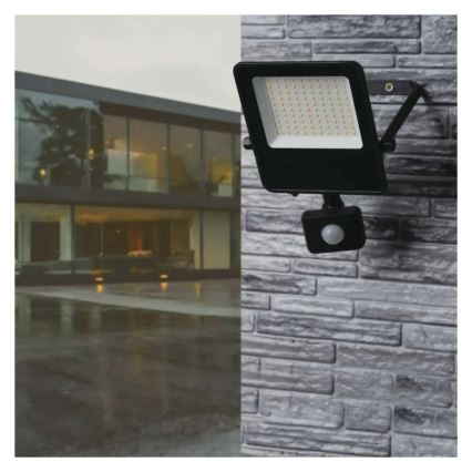 LED Reflektor s senzorjem VISIO LED/50W/230V 4000K IP65