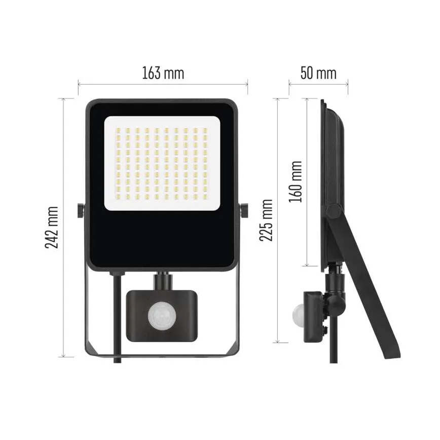 LED Reflektor s senzorjem VISIO LED/50W/230V 4000K IP65