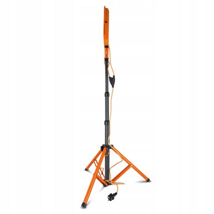 LED reflektor s stojalom 2xLED/100W/230V 4500K IP65 oranžna