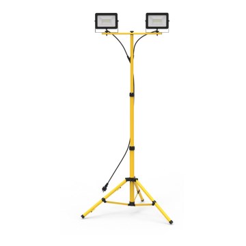 LED Reflektor s stojalom 2xLED/50W/230V 4000K IP44