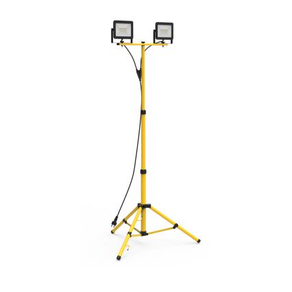 LED Reflektor s stojalom 2xLED/50W/230V 4000K IP44