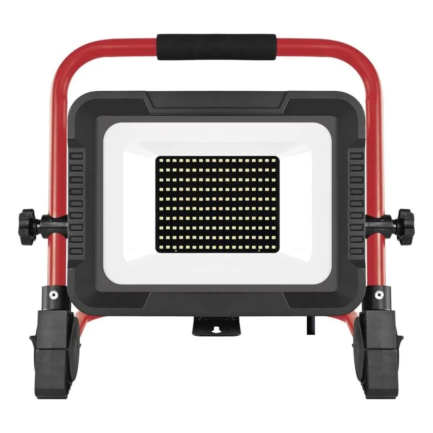 LED reflektor s stojalom ELION LED/100W/230V 4000K IP65 rdeča/črna