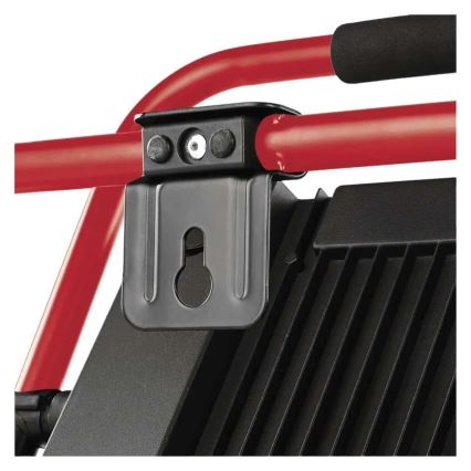 LED reflektor s stojalom ELION LED/100W/230V 4000K IP65 rdeča/črna