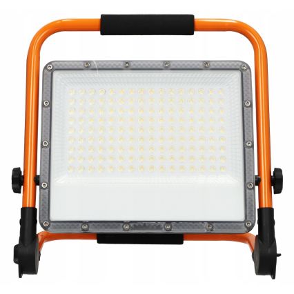 LED reflektor s stojalom LED/100W/230V 4500K IP65 oranžen
