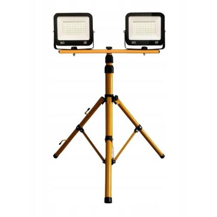 LED Reflektor s stojalom NOCTIS 2xLED/50W/230V 4000K IP65