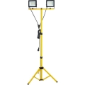 LED Reflektor s stojalom TIGRA 2xLED/50W/230V 4000K IP54 črna/rumena