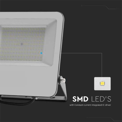 LED Reflektor SAMSUNG CHIP LED/100W/230V 4000K IP65 črna