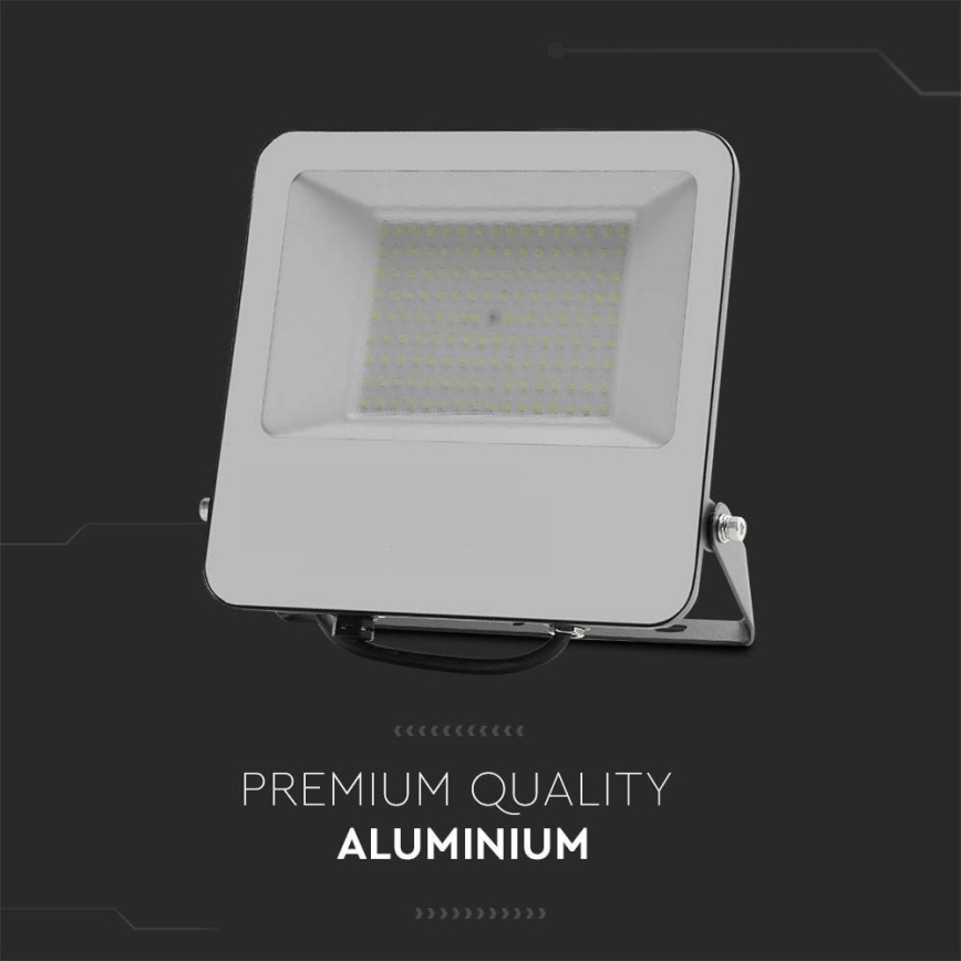 LED Reflektor SAMSUNG CHIP LED/100W/230V 4000K IP65 črna
