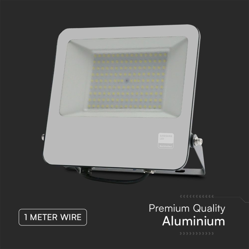 LED Reflektor SAMSUNG CHIP LED/100W/230V 6400K IP65 črna