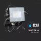 LED Reflektor SAMSUNG CHIP LED/10W/230V IP65 3000K črn