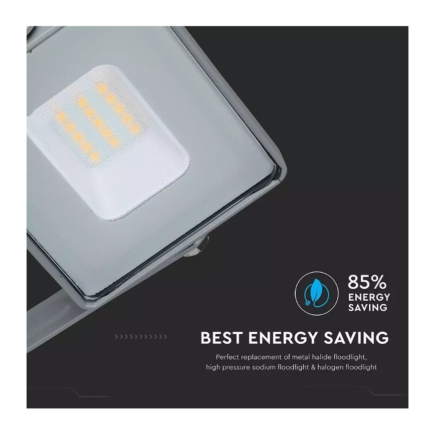 LED Reflektor SAMSUNG CHIP LED/10W/230V IP65 4000K siv