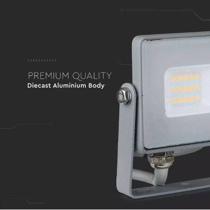 LED Reflektor SAMSUNG CHIP LED/10W/230V IP65 4000K siv