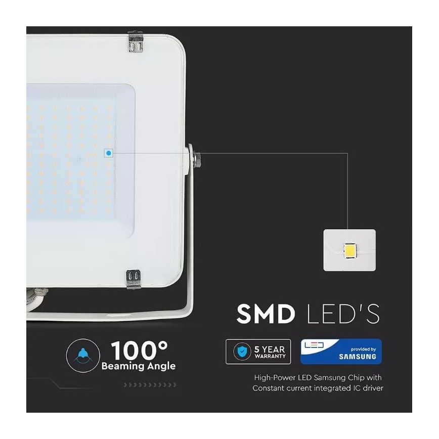 LED Reflektor SAMSUNG CHIP LED/150W/230V 3000K IP65 bel