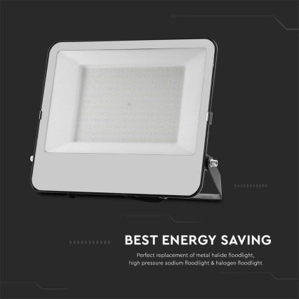 LED Reflektor SAMSUNG CHIP LED/200W/230V 4000K IP65 črna