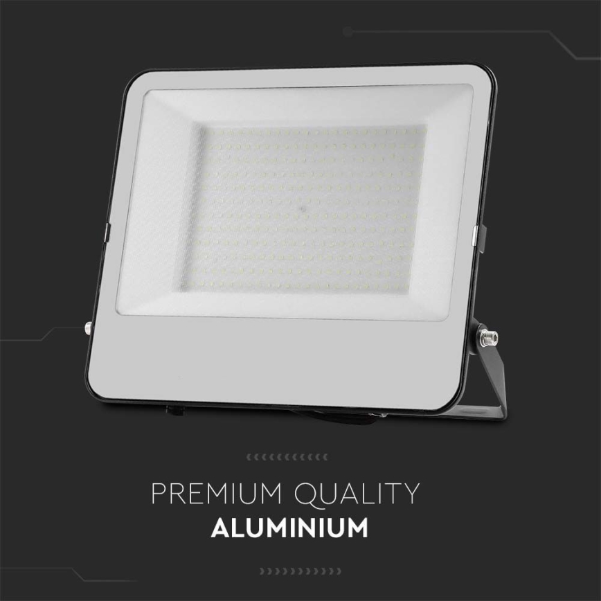 LED Reflektor SAMSUNG CHIP LED/200W/230V 4000K IP65 črna
