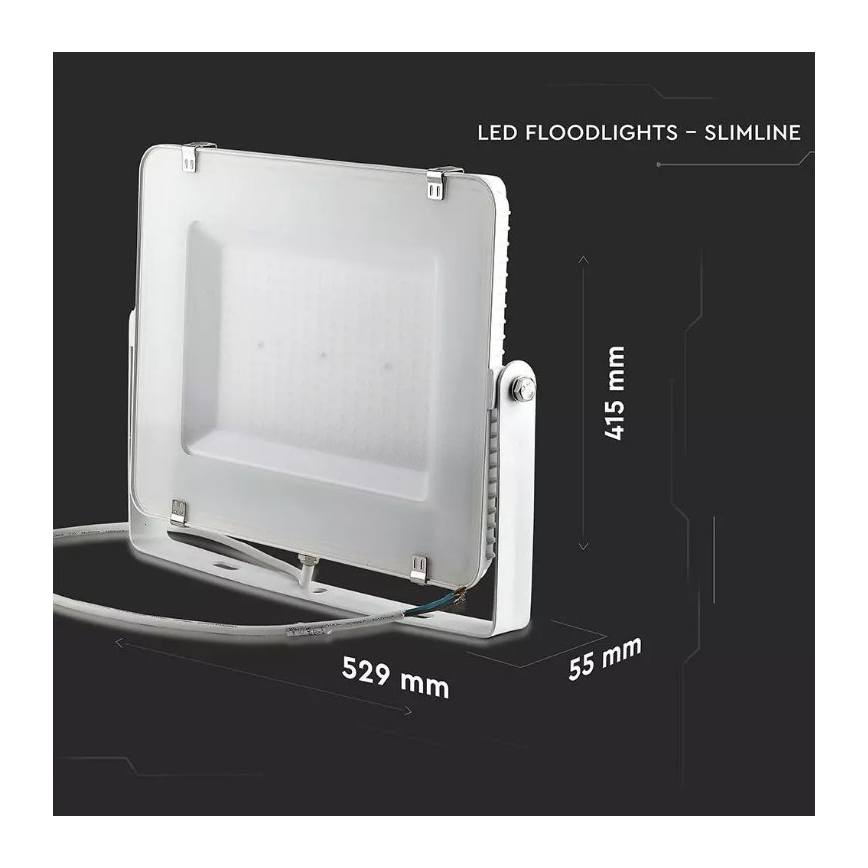 LED Reflektor SAMSUNG CHIP LED/300W/230V 4000K IP65 bel