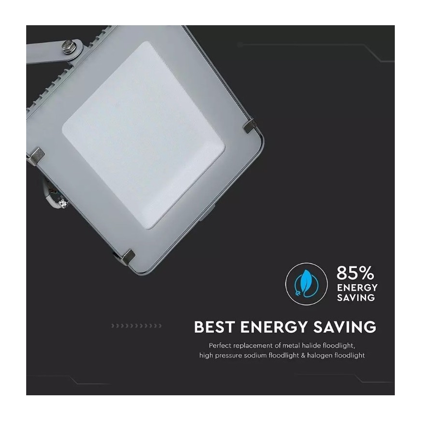 LED Reflektor SAMSUNG CHIP LED/300W/230V 6400K IP65 siv