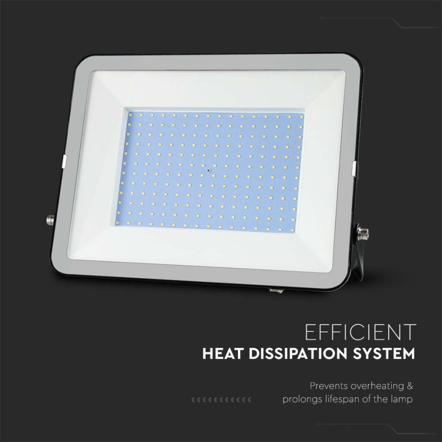 LED Reflektor SAMSUNG CHIP LED/300W/230V 6500K IP65 črna