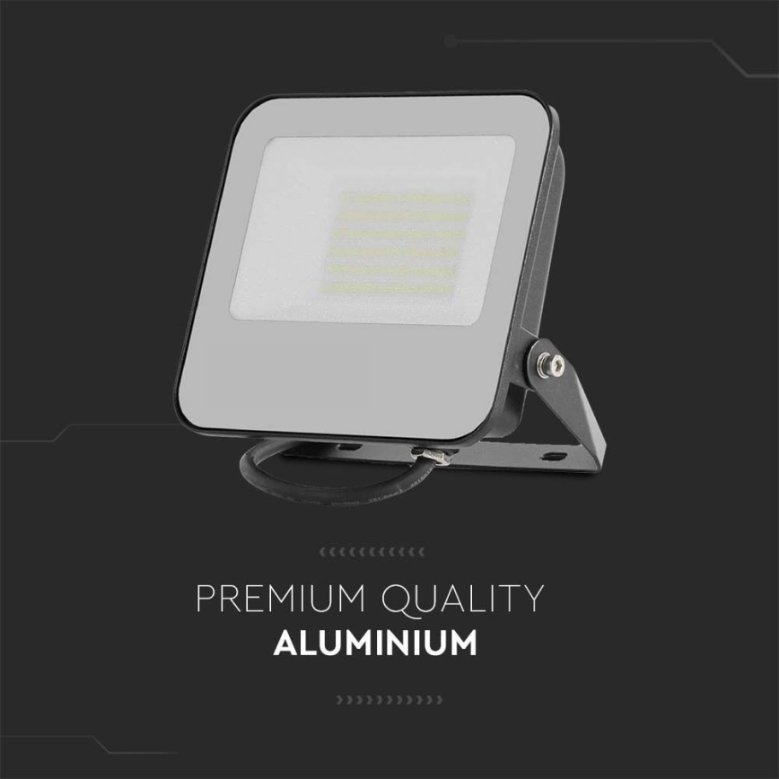 LED Reflektor SAMSUNG CHIP LED/30W/230V 4000K IP65 črna