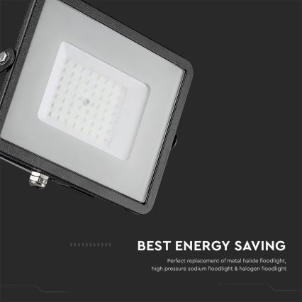 LED Reflektor SAMSUNG CHIP LED/50W/230V 6500K IP65 črna