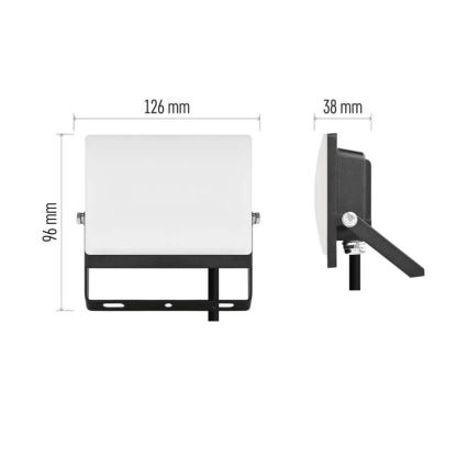 LED Reflektor TAMBO EVO LED/20W/230V 4000K IP65 črn