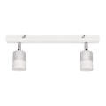 LED Reflektor TUBSSON 2xGU10/4,8W/230V bela/sijajni krom