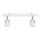 LED Reflektor TUBSSON 2xGU10/4,8W/230V bela/sijajni krom