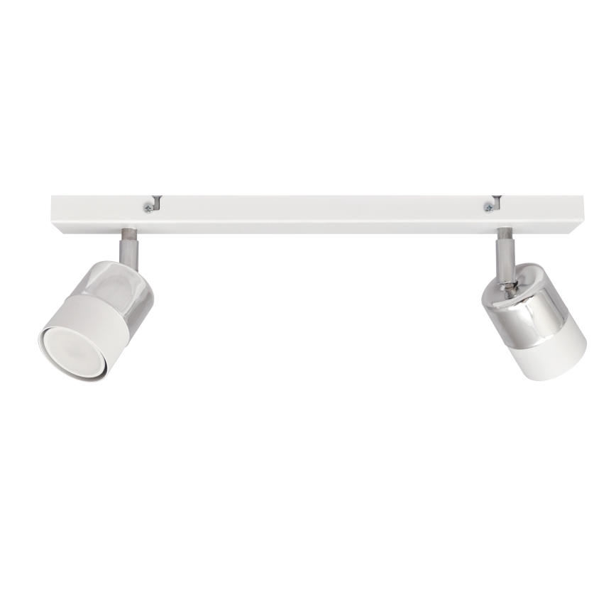 LED Reflektor TUBSSON 2xGU10/4,8W/230V bela/sijajni krom
