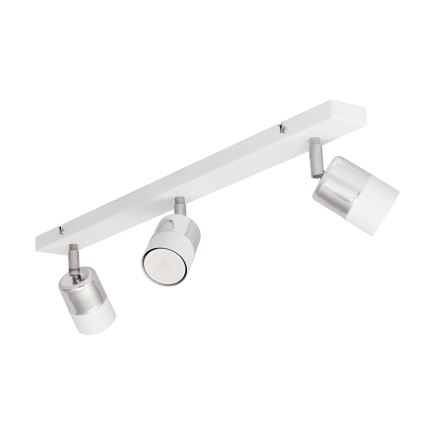 LED Reflektor TUBSSON 3xGU10/4,8W/230V bela/sijajni krom