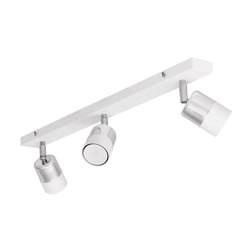 LED Reflektor TUBSSON 3xGU10/4,8W/230V bela/sijajni krom