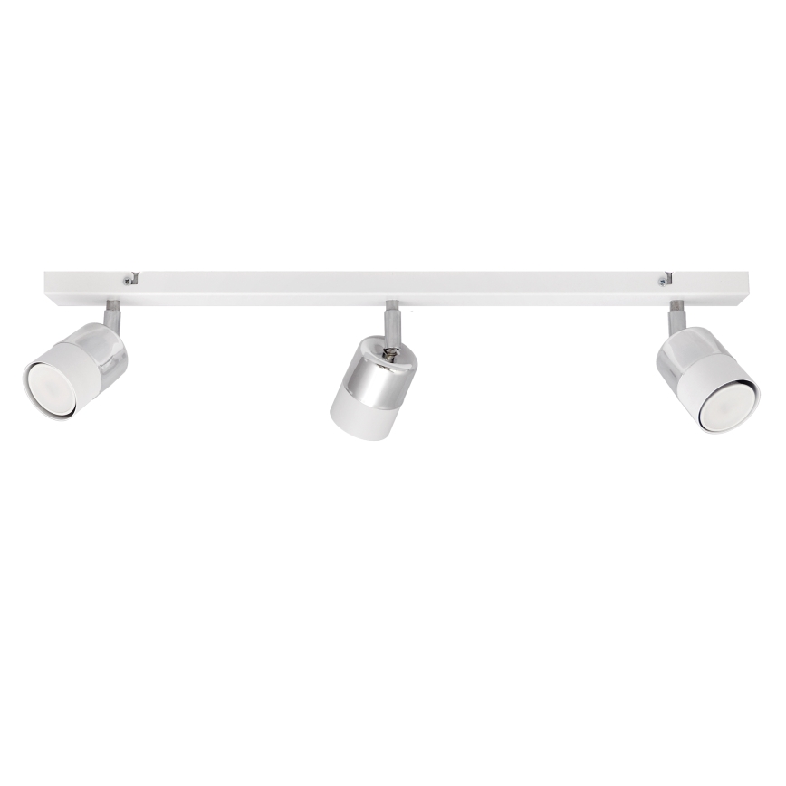 LED Reflektor TUBSSON 3xGU10/4,8W/230V bela/sijajni krom