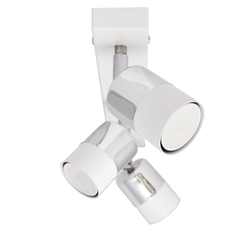 LED Reflektor TUBSSON 3xGU10/4,8W/230V bela/sijajni krom