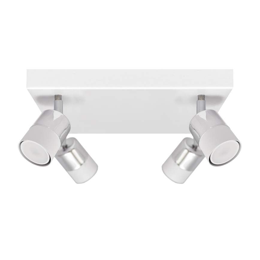 LED Reflektor TUBSSON 4xGU10/4,8W/230V bela/sijajni krom