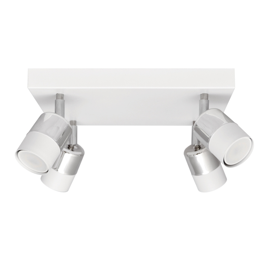 LED Reflektor TUBSSON 4xGU10/4,8W/230V bela/sijajni krom