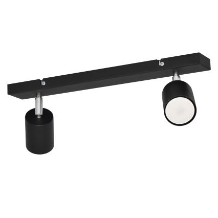 LED Reflektor TUNE 2xGU10/4,8W/230V črna