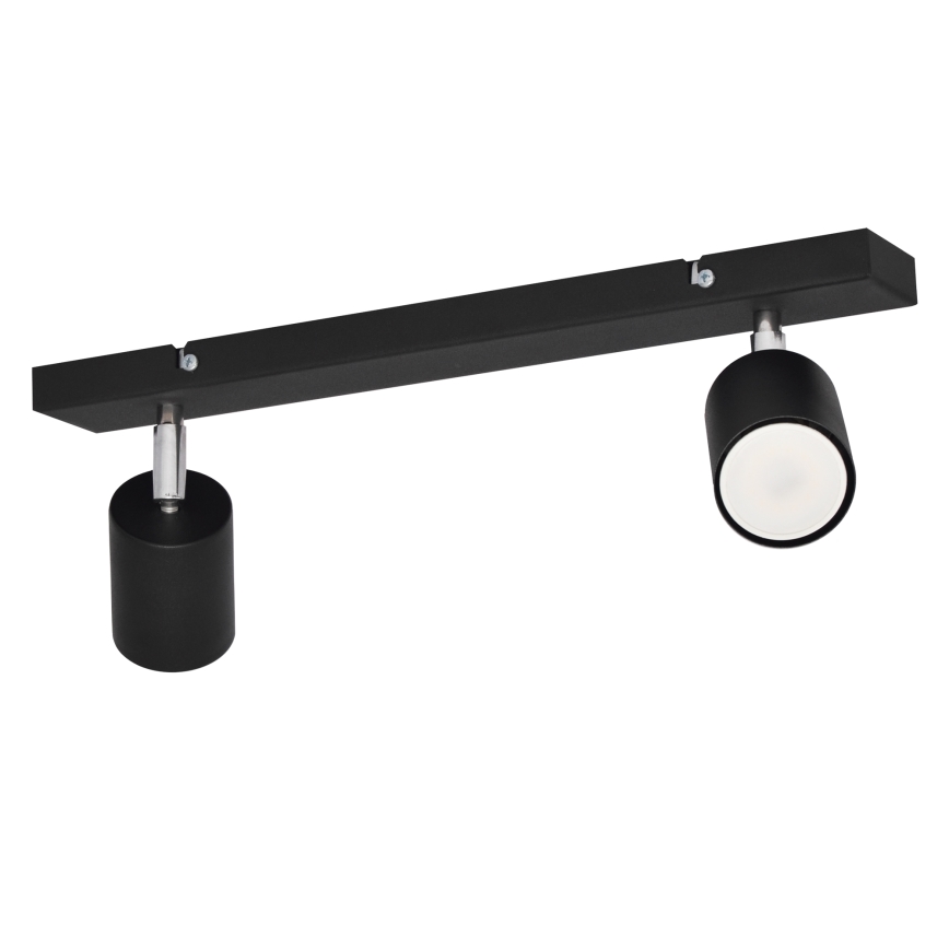 LED Reflektor TUNE 2xGU10/4,8W/230V črna