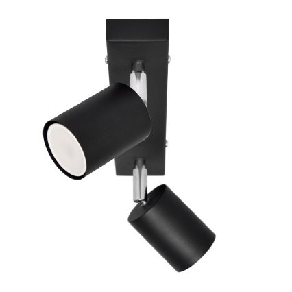 LED Reflektor TUNE 2xGU10/4,8W/230V črna