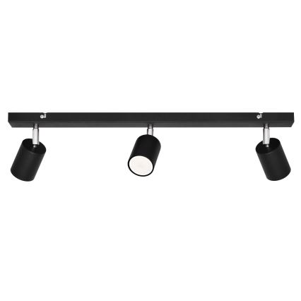 LED Reflektor TUNE 3xGU10/4,8W/230V črna