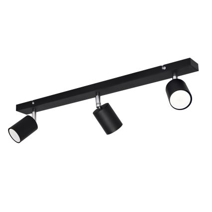 LED Reflektor TUNE 3xGU10/4,8W/230V črna