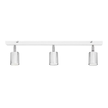LED Reflektor TUNE 3xGU10/4,8W/230V mat krom/bela