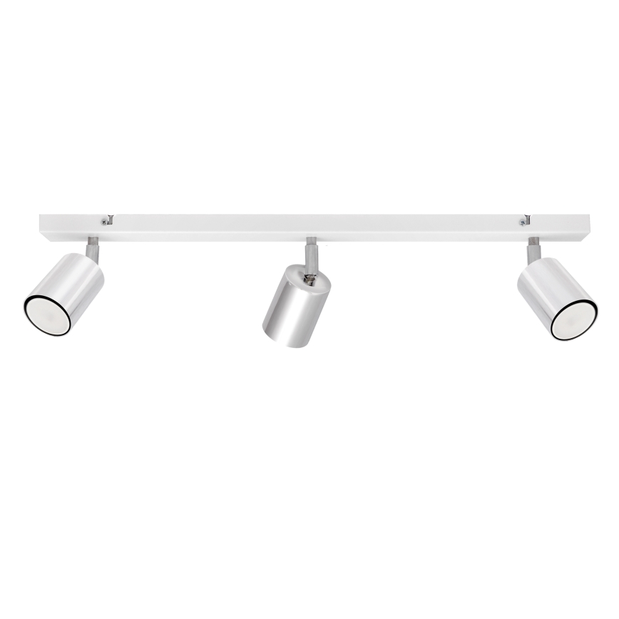 LED Reflektor TUNE 3xGU10/4,8W/230V mat krom/bela