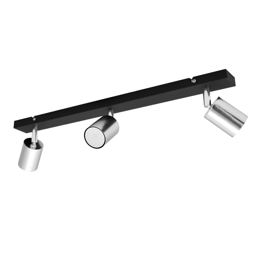 LED Reflektor TUNE 3xGU10/4,8W/230V mat krom/črna