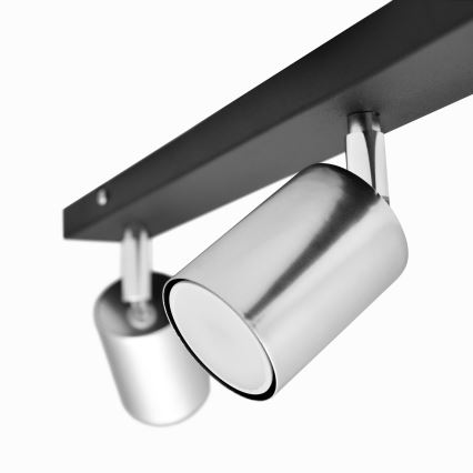 LED Reflektor TUNE 3xGU10/4,8W/230V mat krom/črna