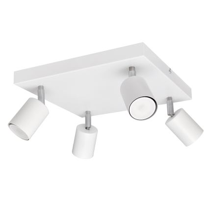 LED Reflektor TUNE 4xGU10/4,8W/230V bela