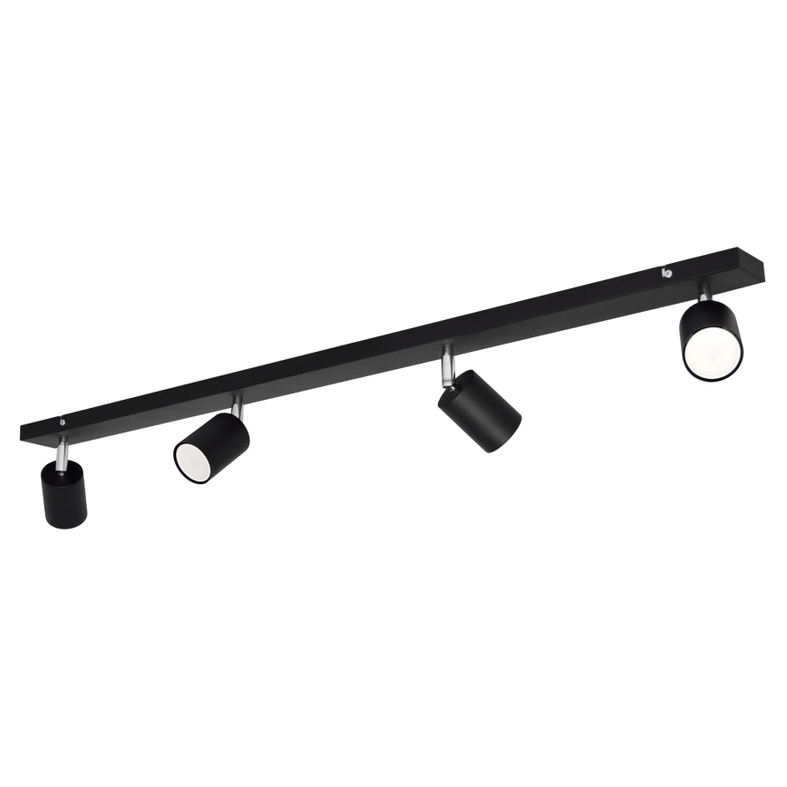 LED Reflektor TUNE 4xGU10/4,8W/230V črna